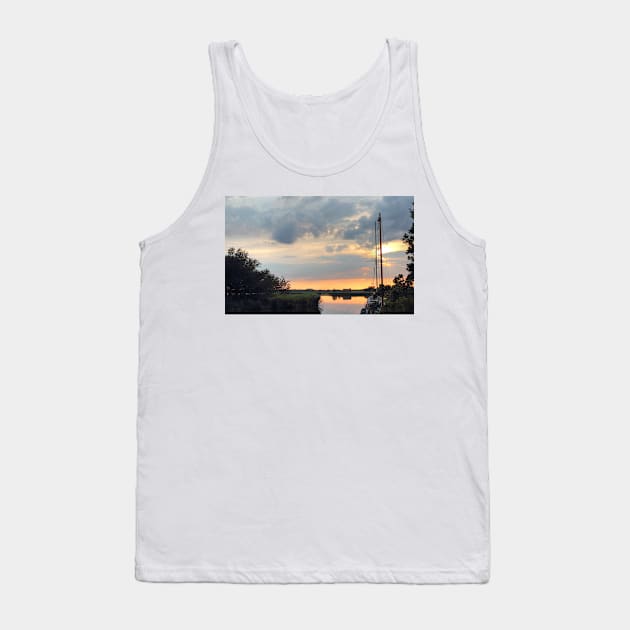 Sunset at horsey mere Tank Top by avrilharris